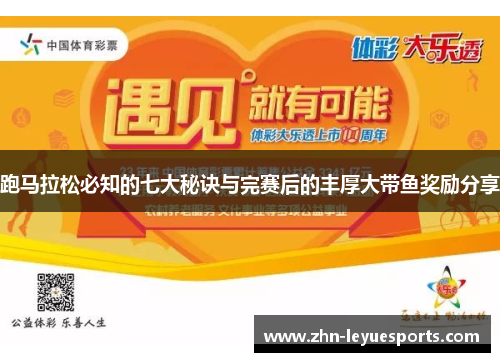 跑马拉松必知的七大秘诀与完赛后的丰厚大带鱼奖励分享